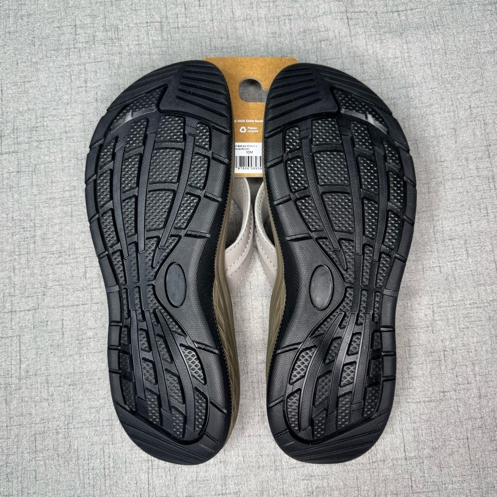 Mens Break Point 2 Flip Flops Sandals Mushroom Comfy Walking Summer Size 10 NWT - Picture 11 of 11